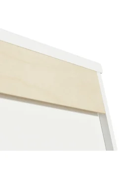 Wandregal 'Wood' horizontal 3x1 weiß