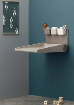 Wandwickeltisch 'Wally' Cappuccino