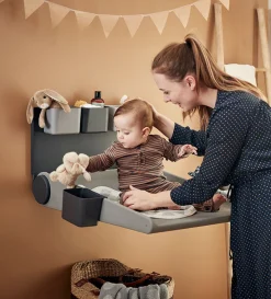 Wandwickeltisch 'Wally' Cappuccino