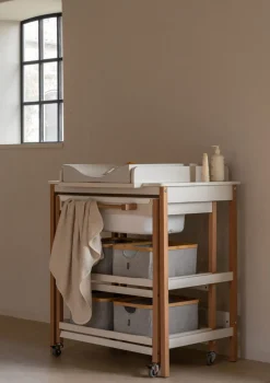 Wickel- und Badestation 'Smart' clay natural