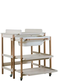 Wickel- und Badestation 'Smart' clay natural