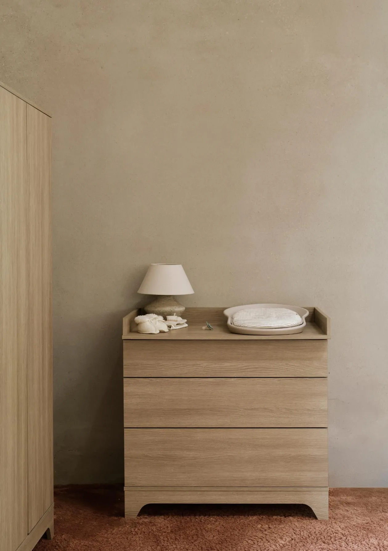 Wickelaufsatz XL für Kommode 'Tsugi' Honey Ash