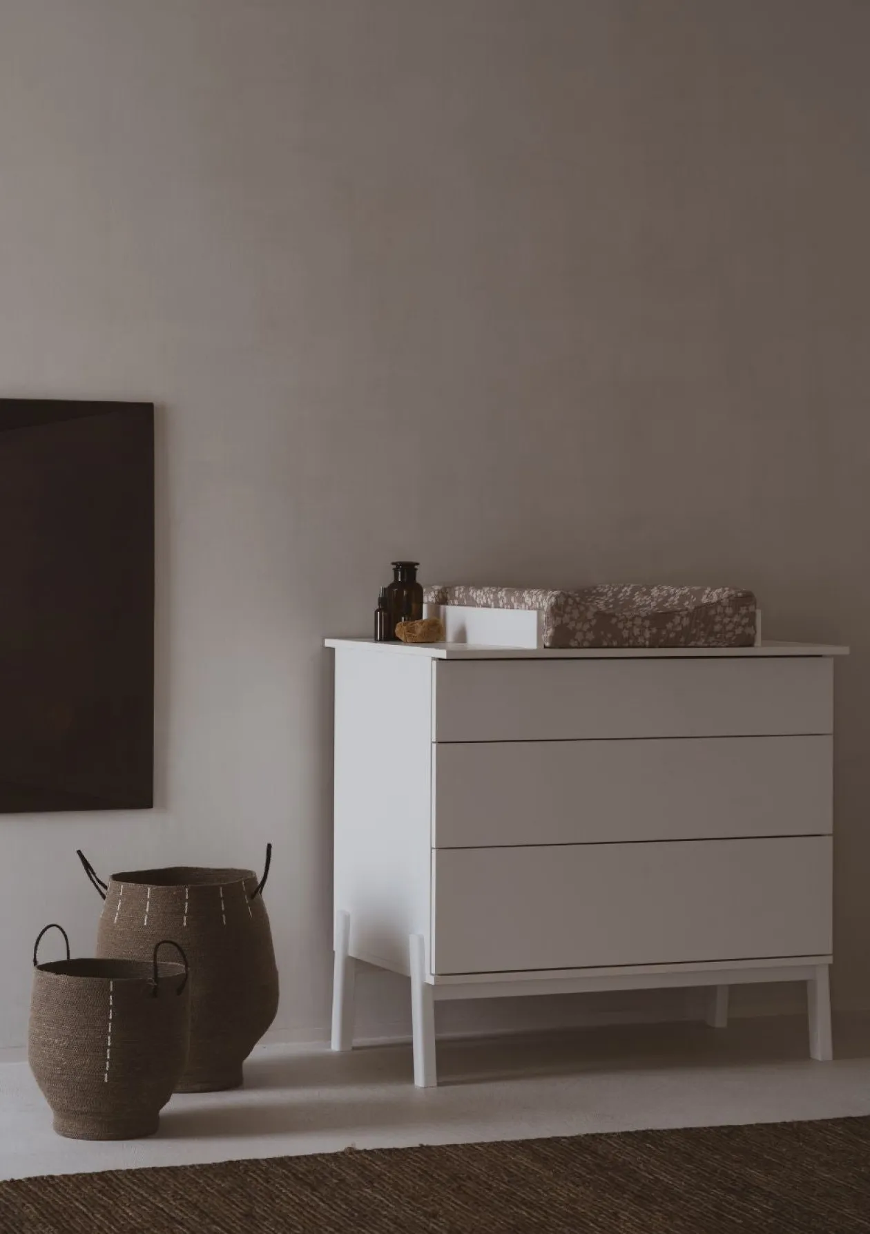 (Wickel-)Kommode 'Ashi' Cream