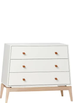 (Wickel-)Kommode 'Luna' Weiß / Eiche