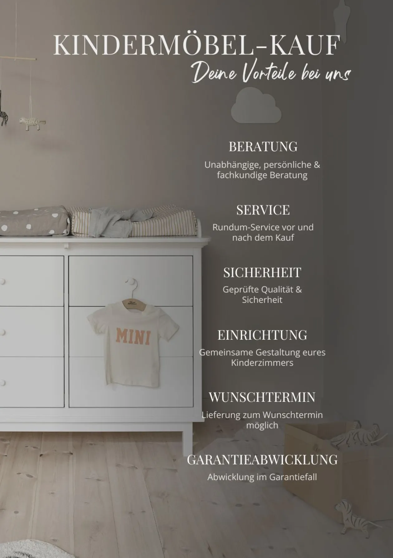 Wickelkommode 'Seaside' 6 Schubladen weiß