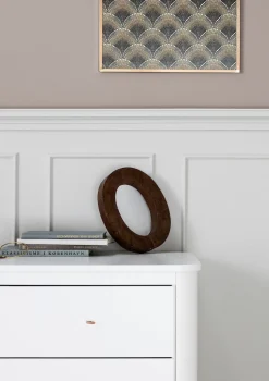 (Wickel-)Kommode 'Wood' 3 Schubladen Weiß