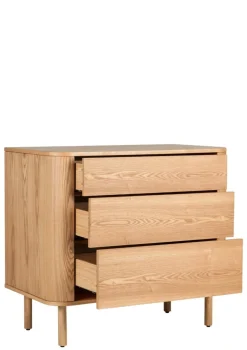 (Wickel-)Kommode 'Yume' mit Schubladen Natural Ash