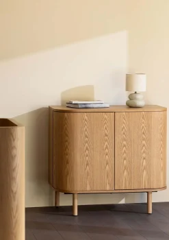 (Wickel-)Kommode 'Yume' mit Türen Natural Ash