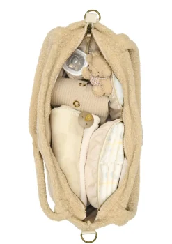 Wickeltasche 'Teddy Diaper Bag' Ecru Hearts