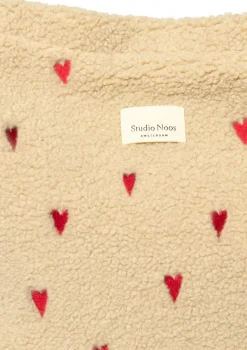 Wickeltasche 'Teddy Diaper Bag' Ecru Hearts