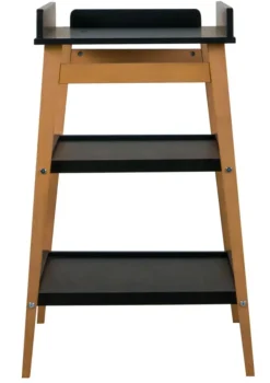 Wickeltisch 'Hip' black natural