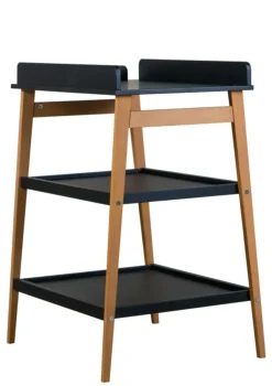 Wickeltisch 'Hip' black natural