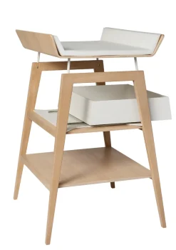 Wickeltisch mit Schaumstoffpolster 'Linea' Eiche