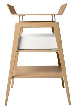 Wickeltisch mit Schaumstoffpolster 'Linea' Eiche