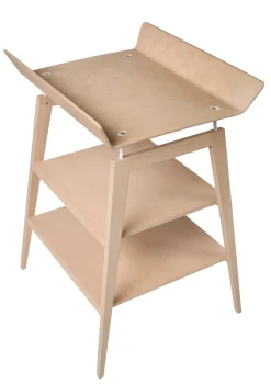 Wickeltisch mit Schaumstoffpolster 'Linea' Buche