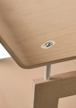 Wickeltisch mit Schaumstoffpolster 'Linea' Buche