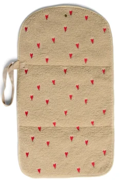 Wickelunterlage 'Changing Mat Plus' Ecru Hearts