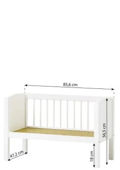Wiege weiß 80 x 40 cm
