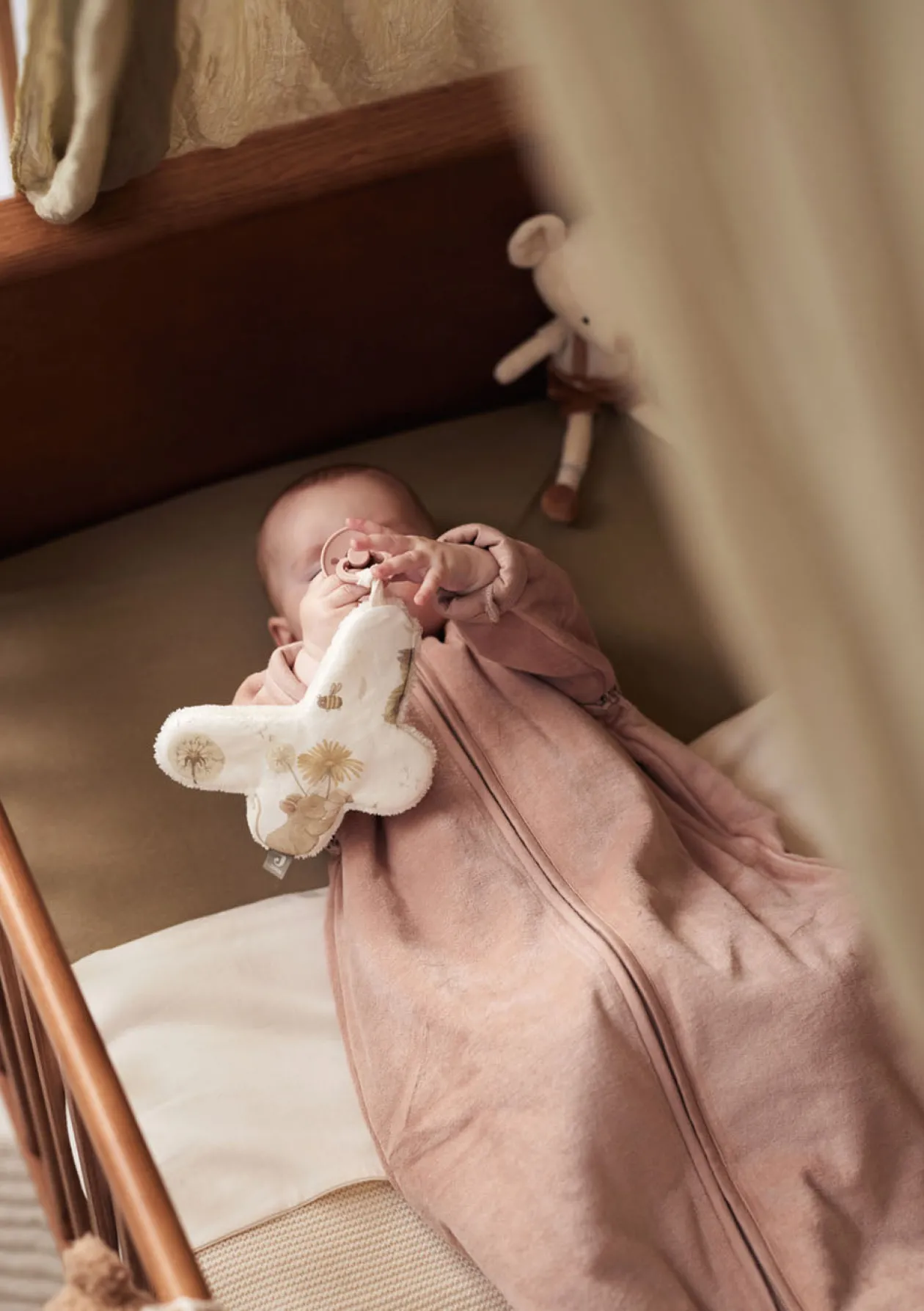 Wiegenhimmel Vintage Olive Green