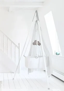 Wiegen-Set mit Stativ 'Classic' Weiß/Weiß