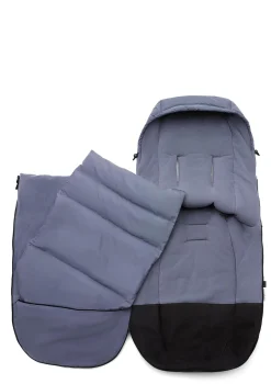 Winter-Fußsack 'Performance' Meerblau