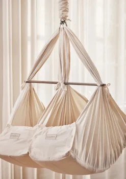 Zwillings-Federwiege Natur