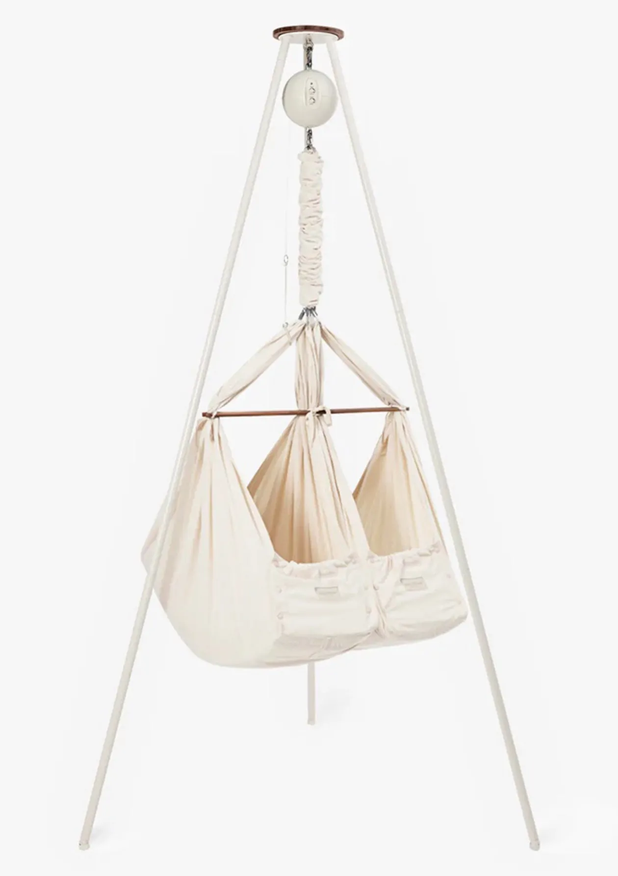 Zwillings-Federwiegen-Set 'Classic' Natur