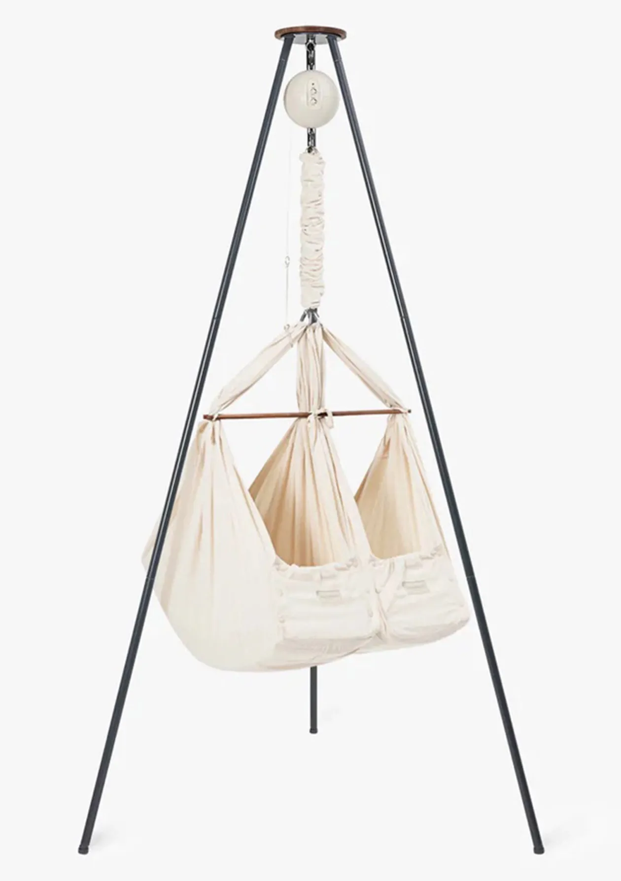 Zwillings-Federwiegen-Set 'Classic' Natur