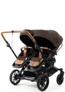 Zwillings-Kinderwagen-Set 'Double SENTO ERGO+' Outdoor Brown