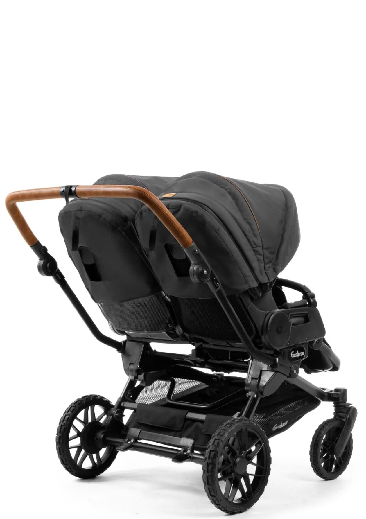 Zwillings-Kinderwagen-Set 'Double SENTO FLAT+' Outdoor Black