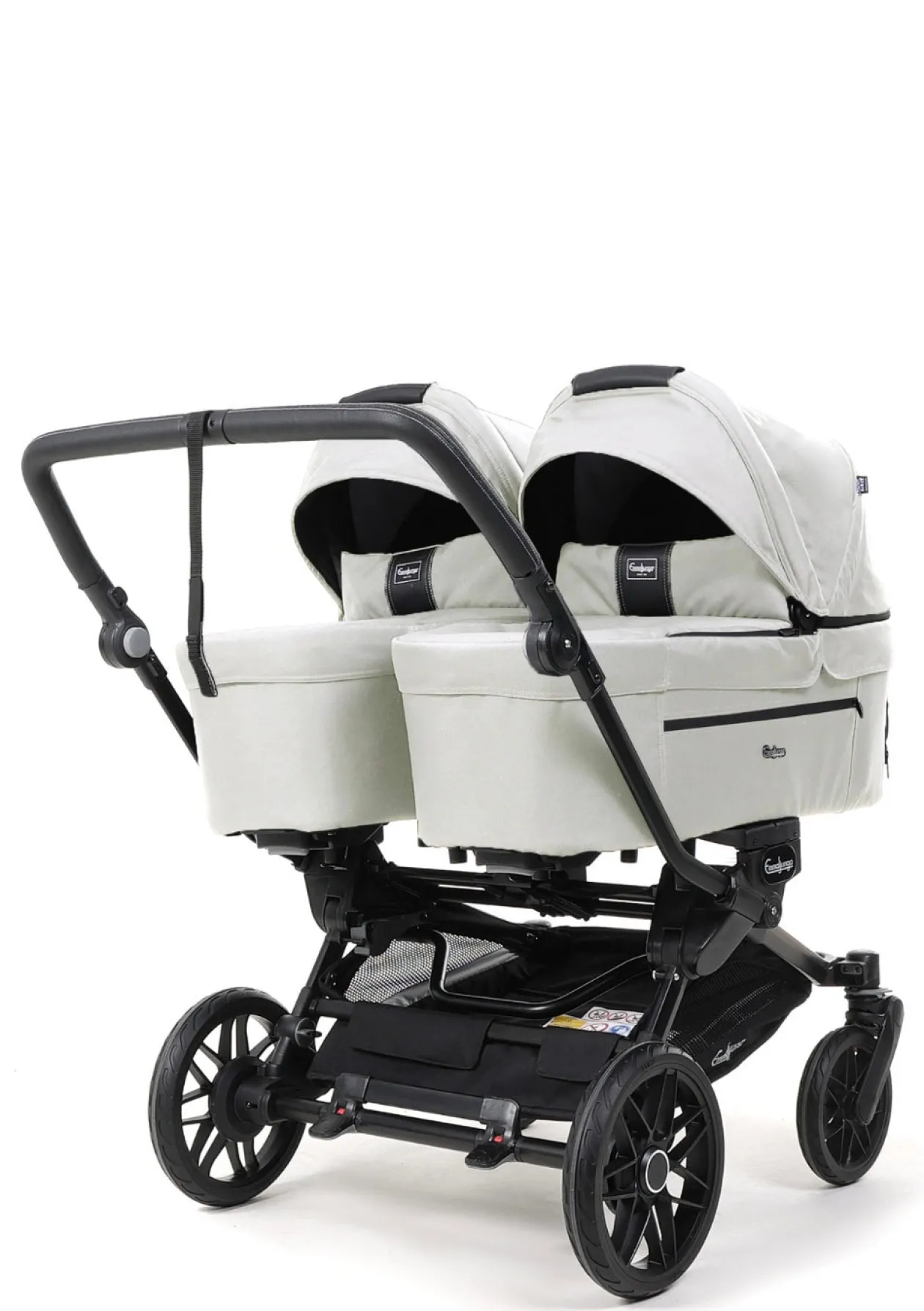 Zwillings-Kinderwagen-Set 'Double SENTO FLAT+' Urban Pearl