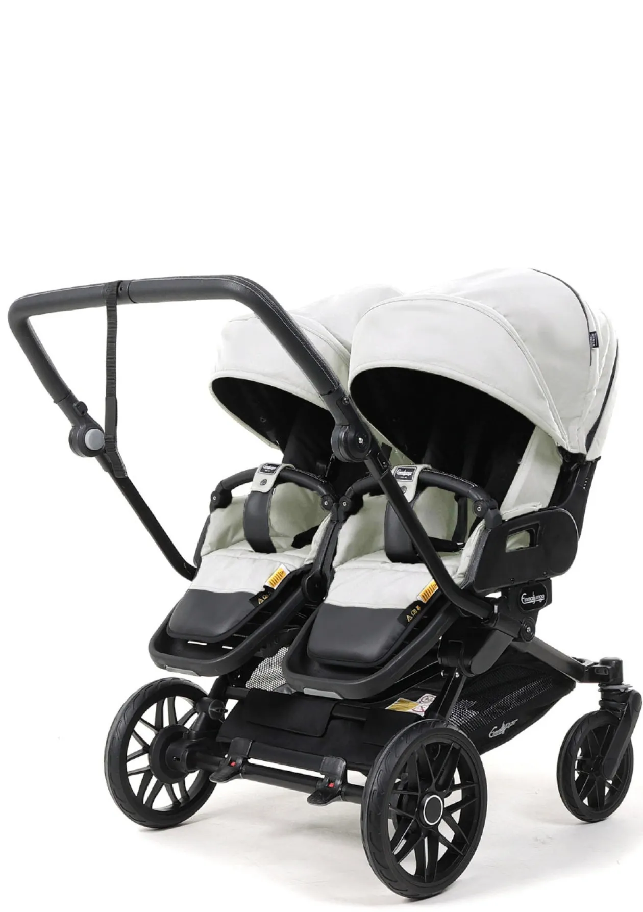 Zwillings-Kinderwagen-Set 'Double SENTO FLAT+' Urban Pearl