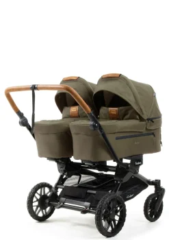 Zwillings-Kinderwagen-Set 'Double SENTO ERGO+' Outdoor Olive