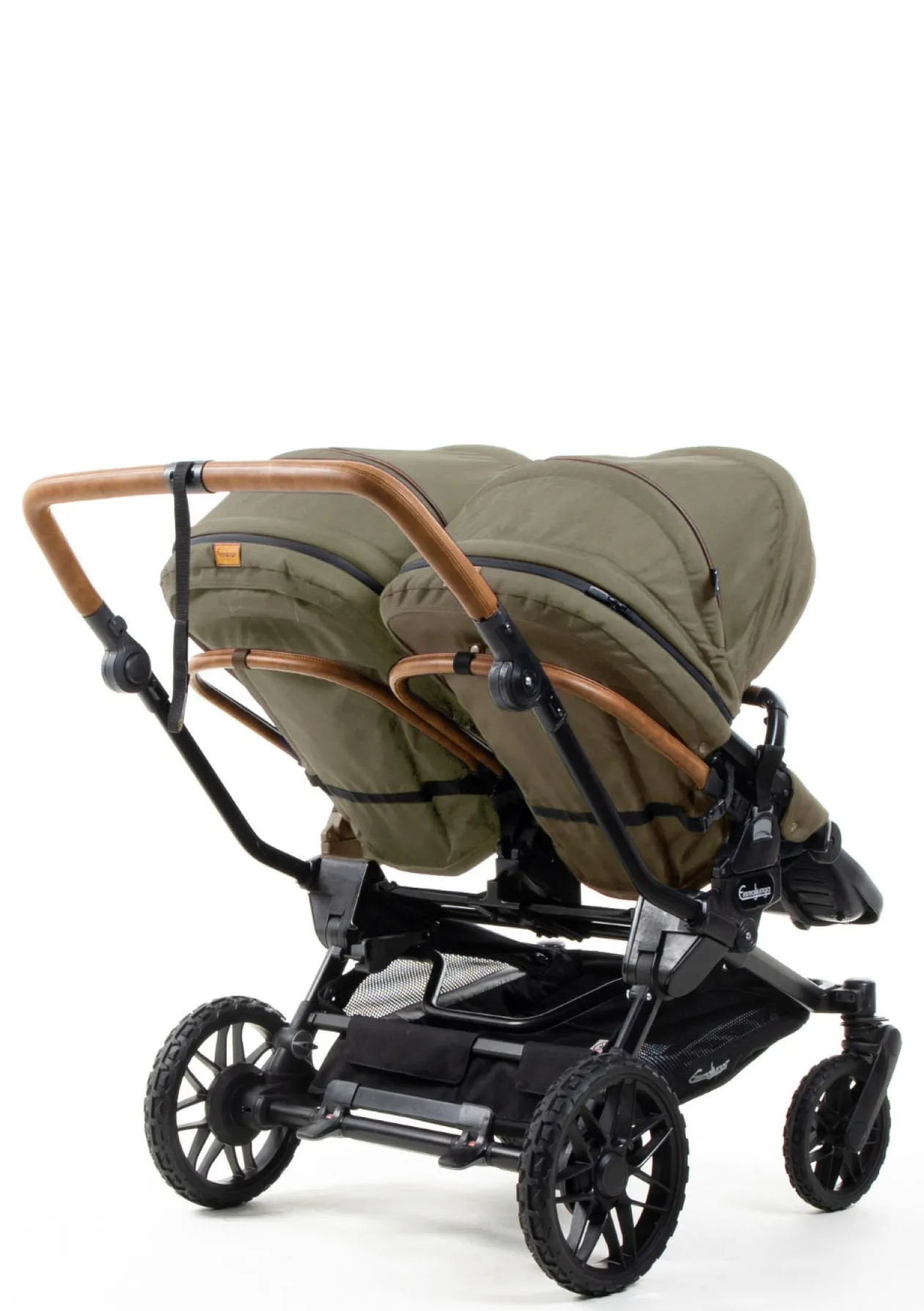 Zwillings-Kinderwagen-Set 'Double SENTO ERGO+' Outdoor Olive