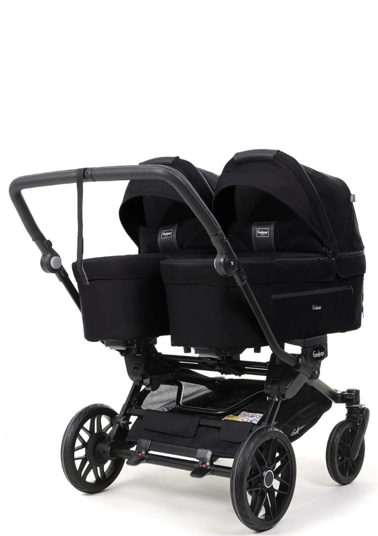 Zwillings-Kinderwagen-Set 'Double SENTO ERGO+' Urban Black