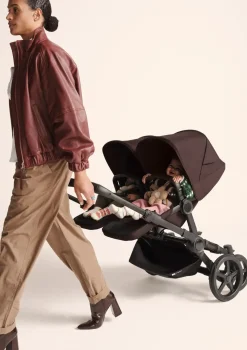 Zwillingswagen-Set 'Donkey 6 Twin' Cocoa Brown